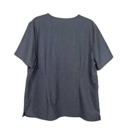FIGS Womens Two Technical Collection Casma Three Pockets Tops Size XXL Gray - Picture 6 of 8